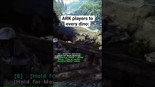 ARK players to every dino