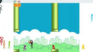 I Made Flappy Bird all by myself in scratch? #scratch #flappybird