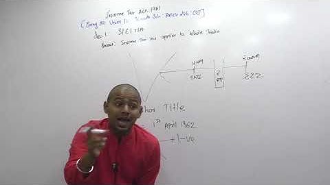 Lecture 06: Income_Tax_Basic_Concept_By CA Ram Patil (CA,CS,CMA) |