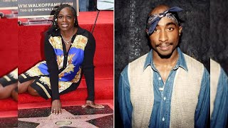 Famous Sister of late rapper Tupac Shakur sheds tears as she remembers him as he receives a posthumous... Net Worth
