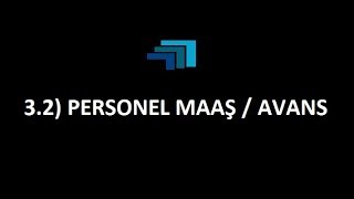 3.2) Personel Maaş / Avans| Servi̇s - Pro Öğrenci Servisi Programı