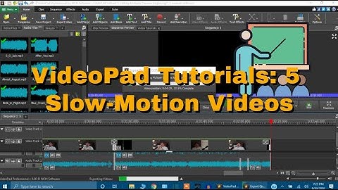 NCH VideoPad Tutorial 5 Slow-Motion