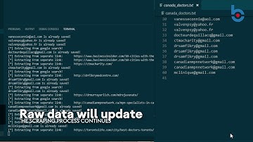 Data scrap, Data mining tool example video: all