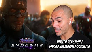 Avengers ENDGAME Extra TRAILER REACTION E PARERI SUI MINUTI 