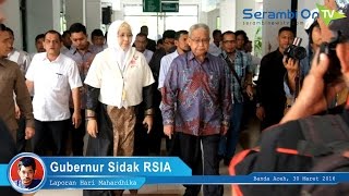 Gubernur Sidak Rumah Sakit Ibu dan Anak Banda Aceh
