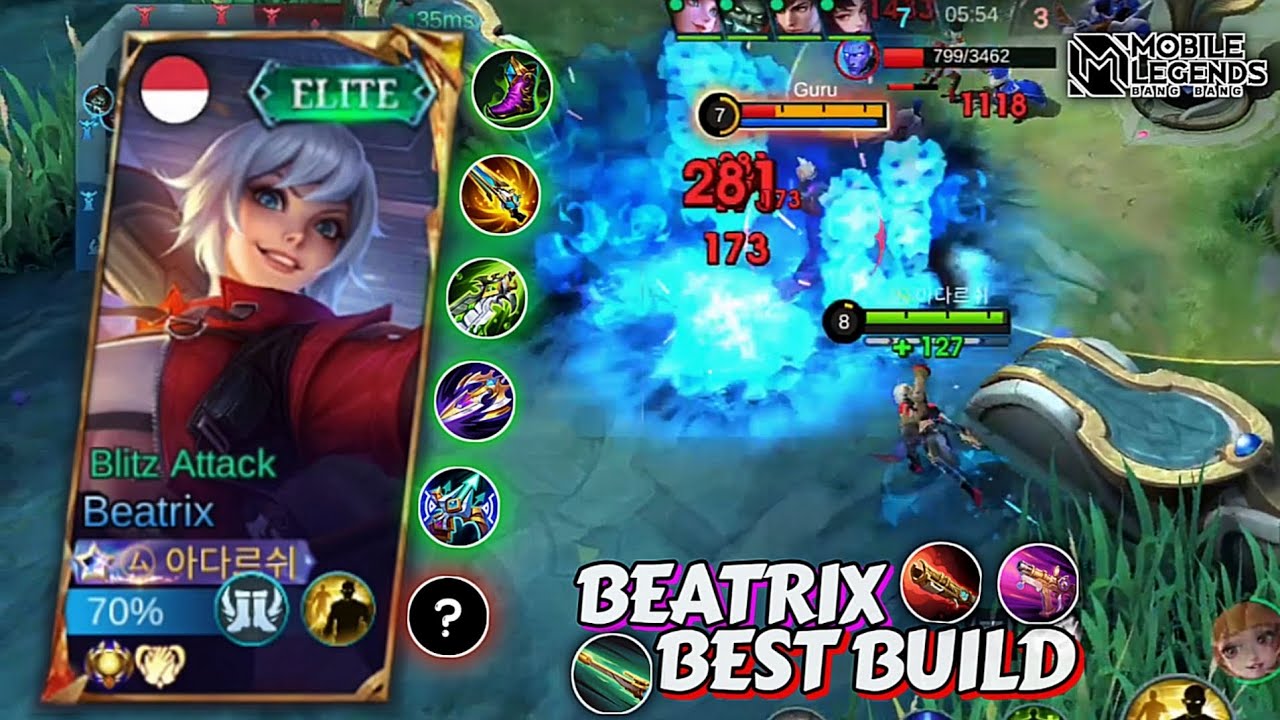 MOBA LEGENDS 5V5 BEATRIX ONE SHOT DELETE BUILD| MLBB ANNODOMINIC