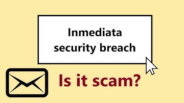 Inmediata data security incident - is it scam or real case?