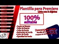 Adobe Premiere - Plantilla de listado dinamico con 8 objetos