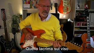 UNA LACRIMA  SUL VISO   (Bobby Solo instr. cover) chords