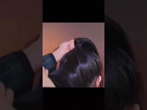 Video Buộc tóc đuôi ngựa cao kiểu Hàn Quốc của nữ sinh đại... - YouTube
