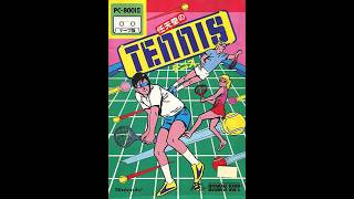 Nintendo Tennis/任天堂のテニス (Nec Pc-8001MkII, 1985, Nintendo/Hudson Soft/Masaaki Kikuta)