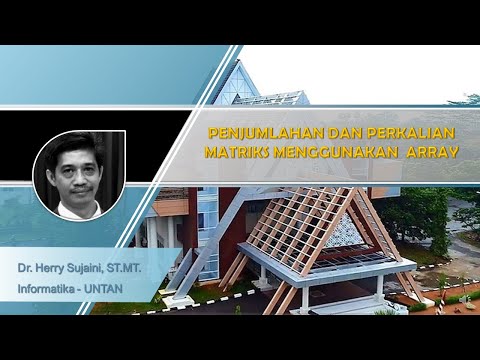 Video: Bagaimana Anda menggunakan array untuk perkalian?