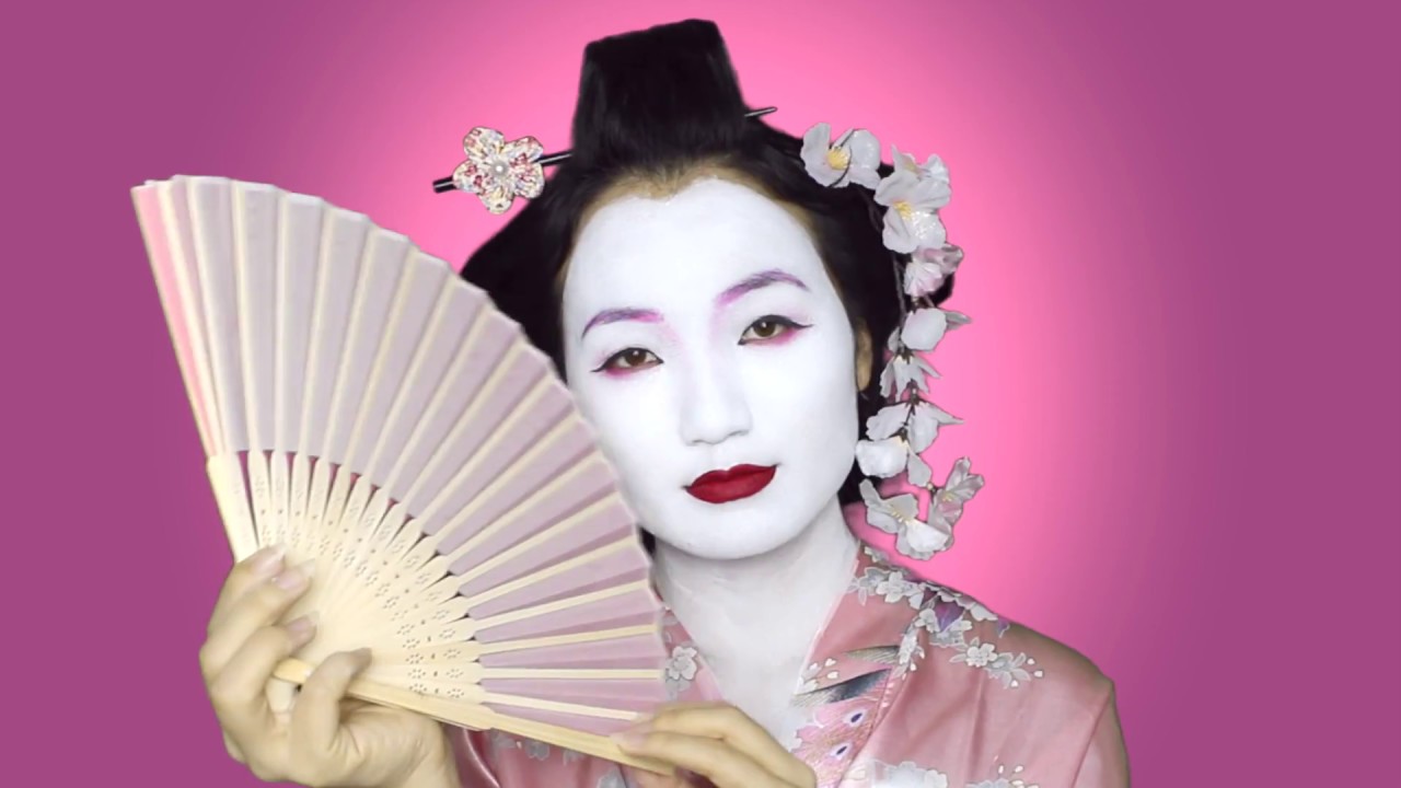 Geisha Inspired Makeup Tutorial YouTube