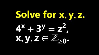 A Diophantine Equation | Find Non-negative Integer Solutions.