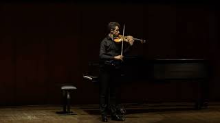 Evan Pyne, violin – Paganini: Caprice No. 9