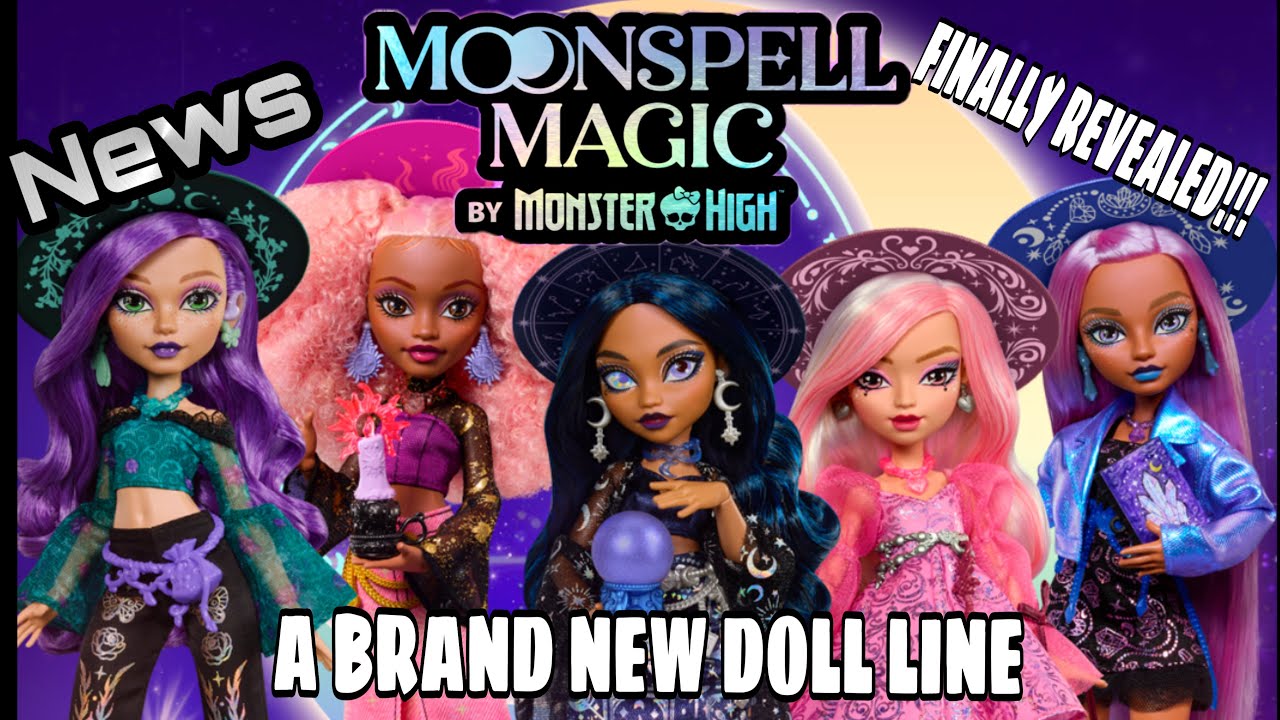 NEWS!! MOONSPELL MAGIC BY MONSTER HIGH IS FINALLY REVEALED 🪄✨MONSTER HIGH G3 NEWS!!