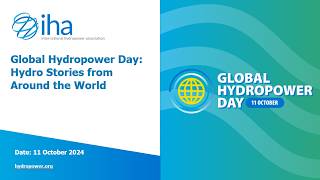 Webinar | Global Hydropower Day 2024: Hydro Stories From Around The World