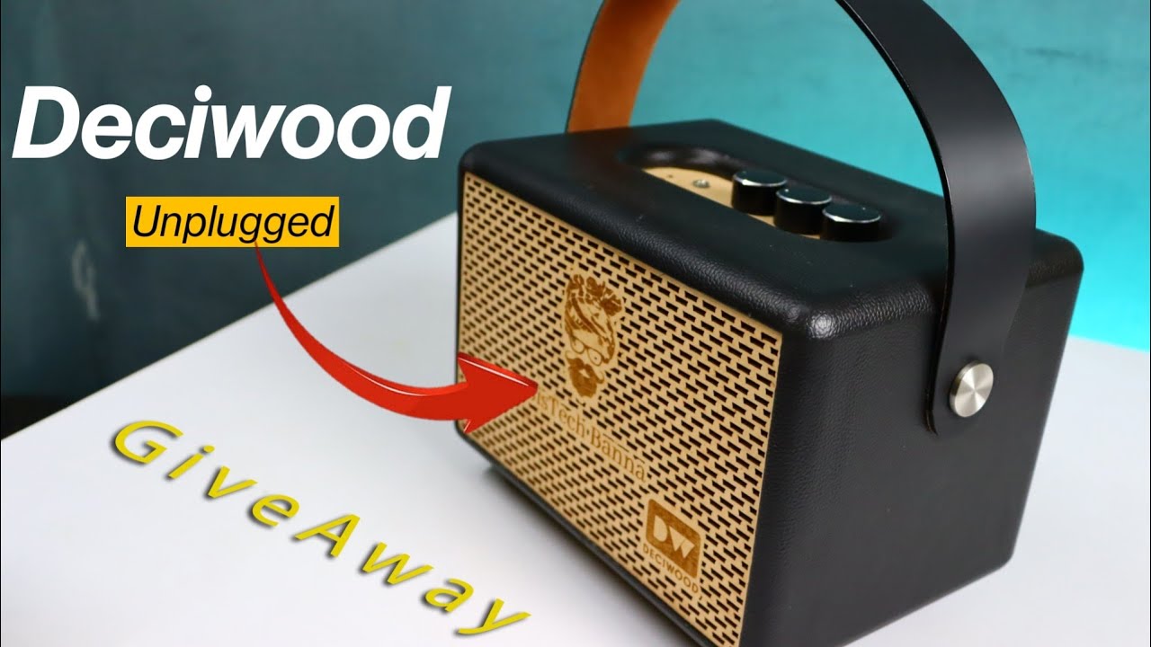 Unplugged Wooden Bluetooth Speaker