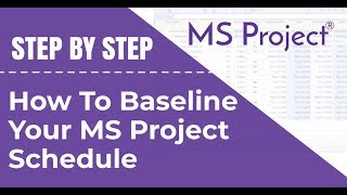 How to Baseline Your MS Project Schedule