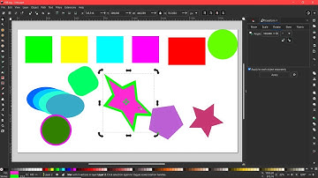 INKSCAPE Videocourse - Lesson 08 - Selecting Objects, Grouping, Scaling, Rotating, Skewing