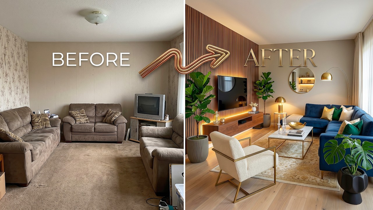Modern Luxury Living Room Decorating Ideas 2026 Before and After Makeovers | Home Interior Trends