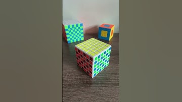 6x6 Checkerboard Pattern Transition! 😲 #rubikscube #transition #shorts