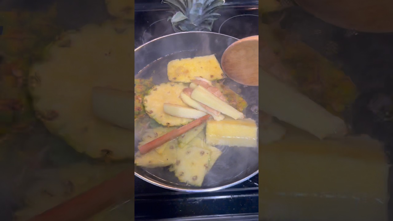 🌿 Pineapple Leaf, Ginger & Cinnamon Tea — The Secret Detox Drink for Fat Burn & Bloat Relief! 🍍🔥