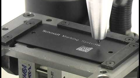 Dot Peen Marking Machine with 2D Matrix Vision System Reader - SCHMIDT