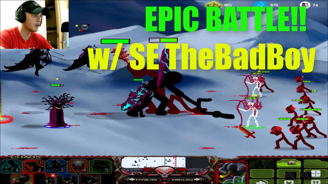 AN AMAZING BATTLE WITH A FAN!! (MUST WATCH) - Stick Empires Online Battle #41