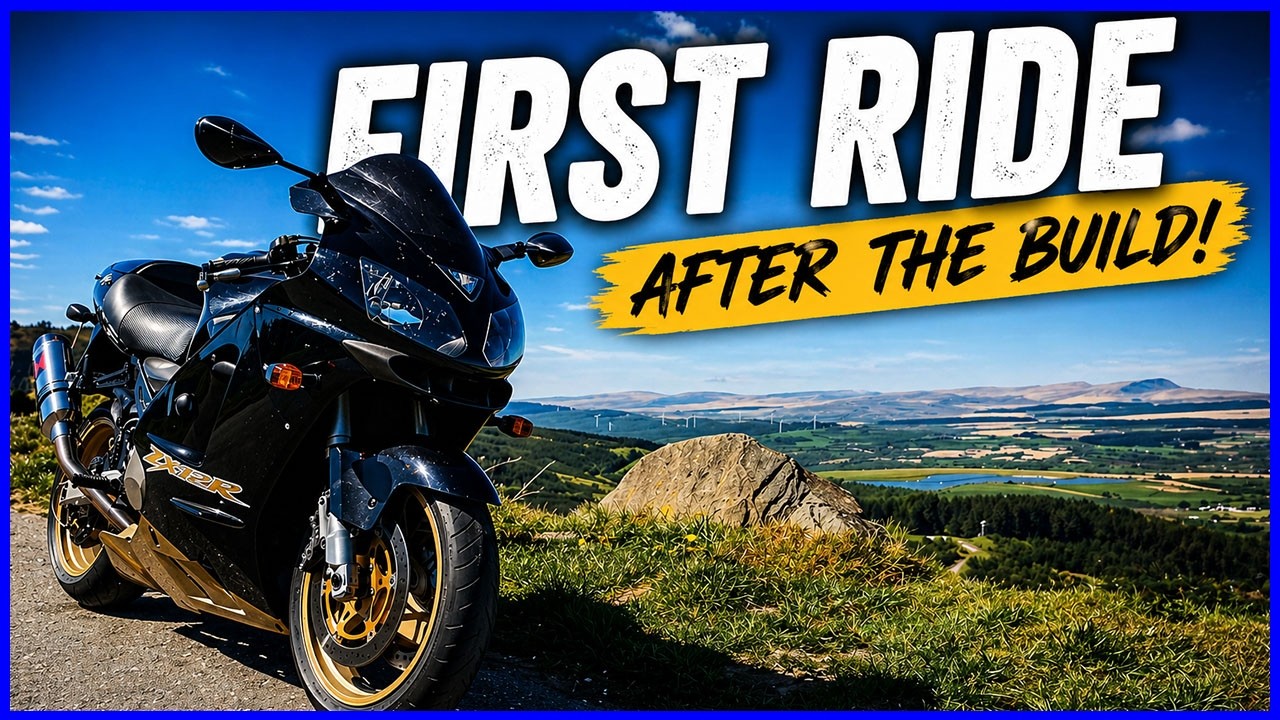 ZX-12R Project - First Ride After The Build! - YouTube