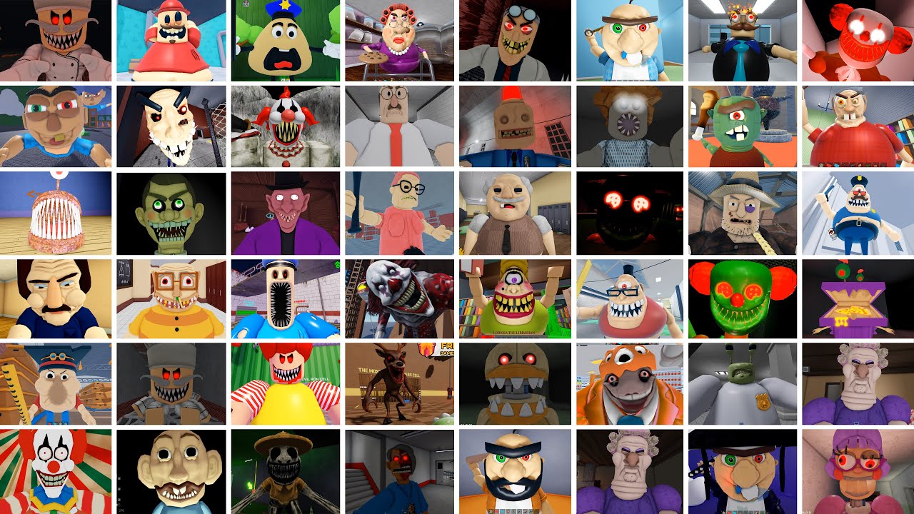 Escape Papa Pizza's,Escape the Petshop!, PO POLICE PRISON RUN,ESCAPE EVIL GRANDMA! Roblox Jumpscares