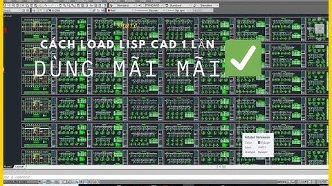 cách load lisp cad một lần dùng mãi mãi