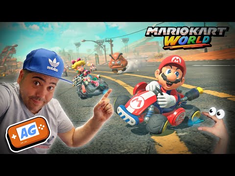 😂 Manu wasn't expecting THIS in his first race! 🚗 Mario Kart World on Nintendo Switch 2