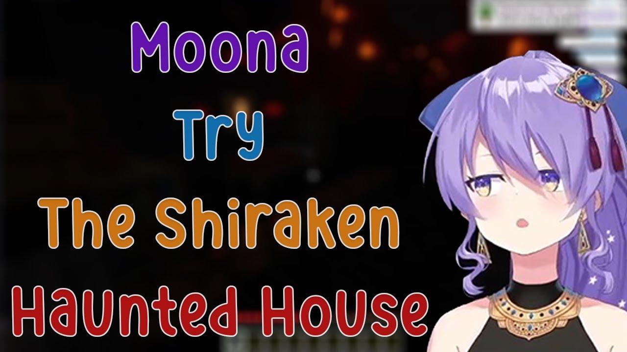 Moona Try Shiraken Haunted House Solo and it really Scared Her in Hololive Summer Festival Minecraft