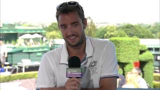 Viktor Troicki visits the Live @ Wimbledon studio