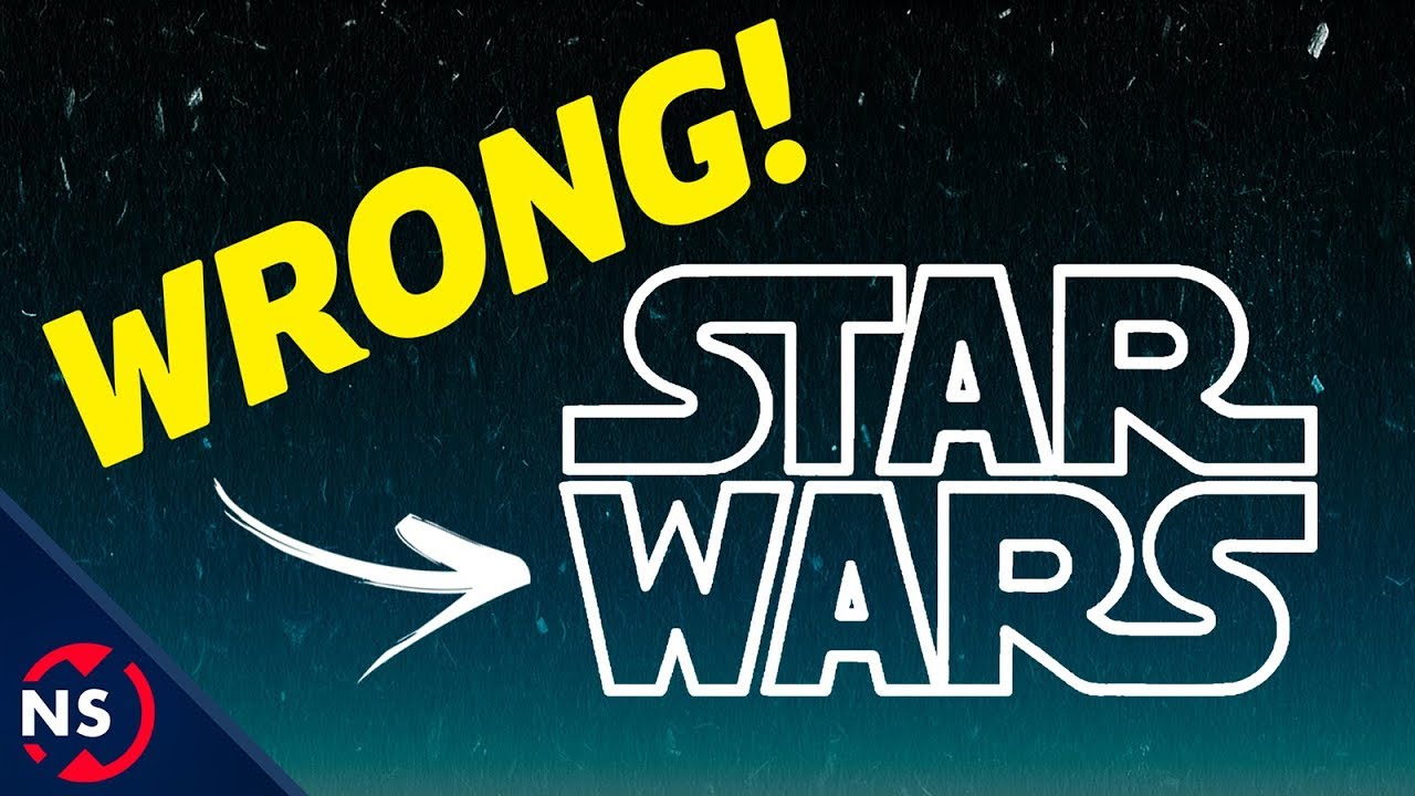 This Is Not The Star Wars Logo Origin History Of The Star Wars
