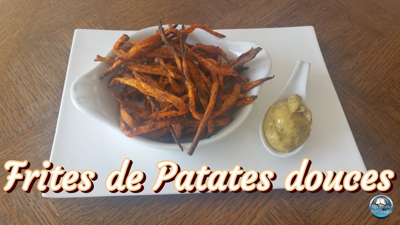 Recette de Frites de Patates Douces HEALTHY • Guillaume Marinette