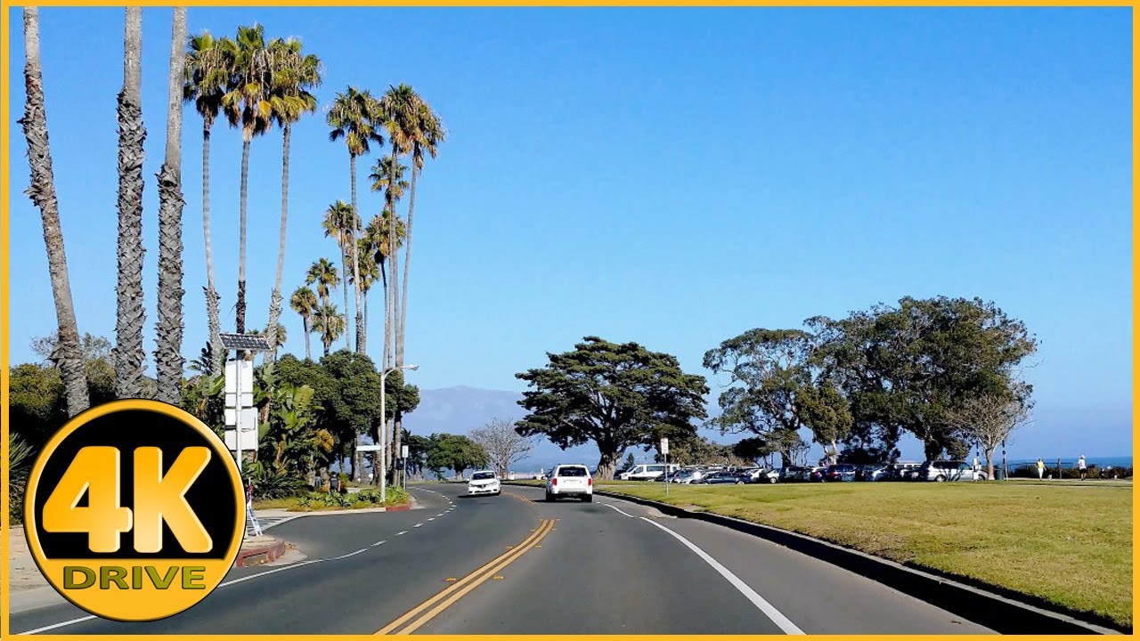Driving Tour of Shoreline Dr, Santa Barbara [4K] YouTube