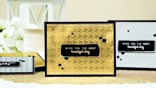 CHAW'16 Spellbinders Preview - Houndstooth Texture Plate