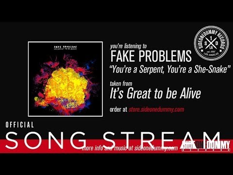 Punk music video thumbnail preview for Fake Problems - You're a Serpent, You're a She-Snake