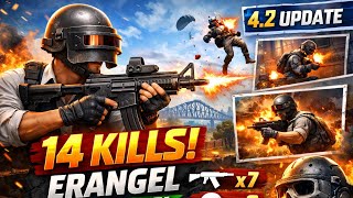 Bgmi Erangel 14 Kills Highlights 4.2 Update Gameplay