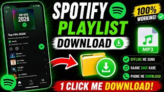 How to Download Spotify Playlist Without Premium (2026) | Save Spotify Songs Offline on Phone