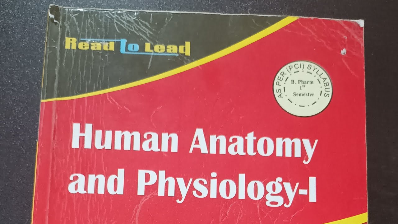 B Pharm 1 semester book Human Anatomy and physiology - YouTube