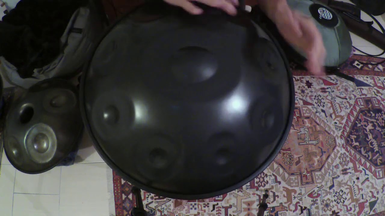 handpan D hyjaz  made by solopan