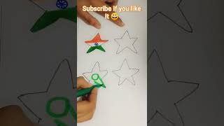 DIY's Indian flag drawing  #india #independence #flag #viral #trending #youtube #shorts #craft #art