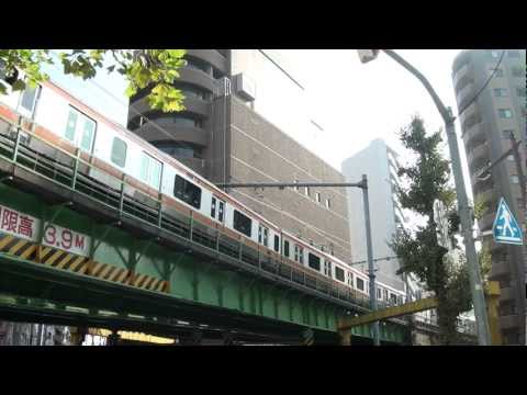 中央線E233系　神田～御茶ノ水万世橋付近