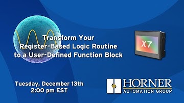 Transform Your Register-Based Logic Routine to a UDFB