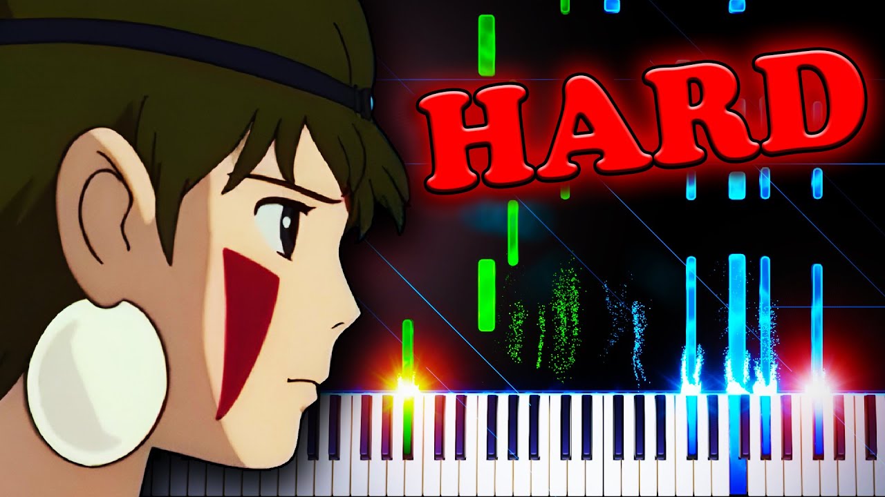 Joe Hisaishi - Ashitaka and San - Piano Tutorial