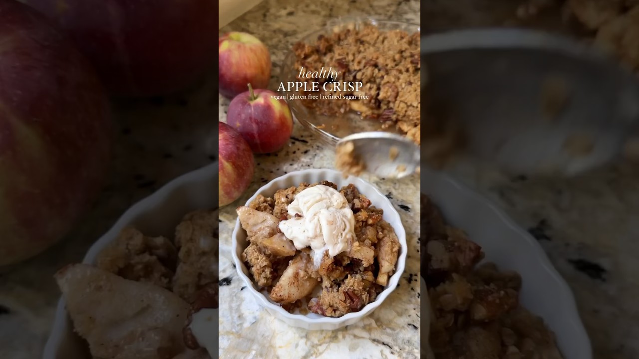 Healthy Apple Crumble - Cooking With Ayeh