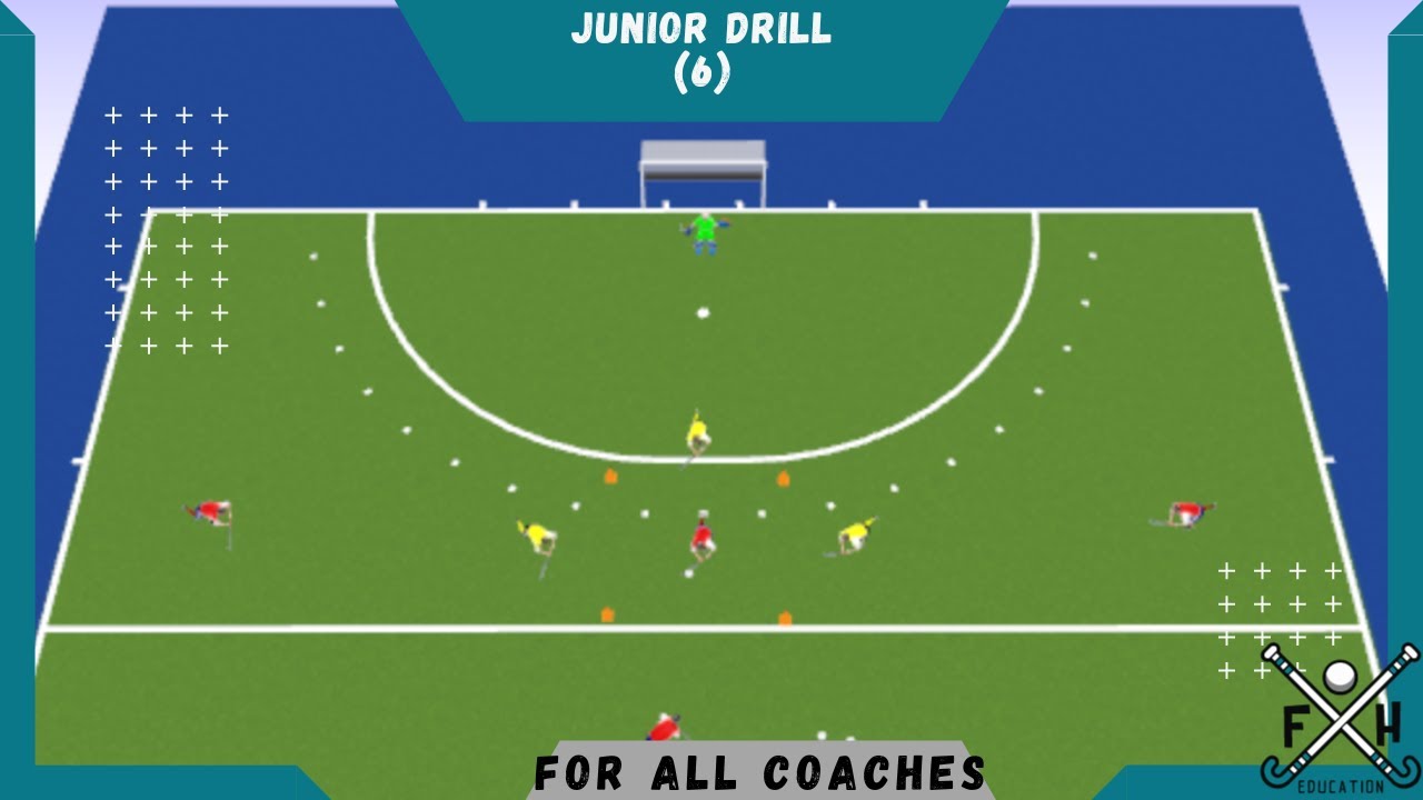 FIELD HOCKEY JUNIOR DRILL (6) for all COACHES YouTube
